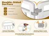 6-Panel HDPE Dog Playpen - Convertible Design , Lockable Door, Suction Cups Ground 55478719