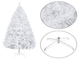 8ft Flocking Tied Light 1349 Branches Christmas Tree 25259965