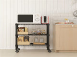 3-Layer Plastic Coated Iron Shelf with 1.5