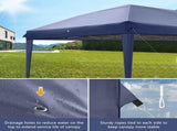 3 x 6m Home Use Outdoor Camping Waterproof Folding Tent with Carry Bag Blue 75028109