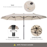 Outdoor beach umbrella/ Double-SidedMarket Umbrella 99467900