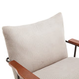 Modern Accent Chair Arm Chair Living Room Rocking Chair Metal Frame W1403P241855