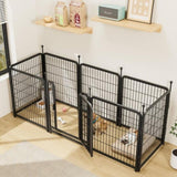 ZNTS Dog Playpen 8 Panels 32" Height Heavy Duty Dog Fence Puppy Pen for Large Medium Small Dogs Indoor 88549698