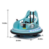 ZNTS 12V ride on bumper car for kids,electric car for kids,1.5-5 Years Old,W/Remote Control, LED Lights, W1578P198508