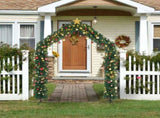 240*40*260cm 1860 Branches PVC Christmas Arch Holiday Arch Decoration Green 47929880