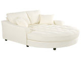55" Modern Chaise Lounge Sofa Bed Upholstered Sofa Couch with Tufted Seat and Detachable Pillows for N719P256002A
