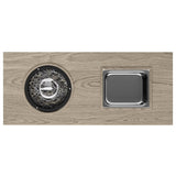 3-in-1 Coffee Table with Ice Bucket and Fire Pit - Beige B082134957