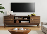 43.31 inch TV Stand, Mid-Century Modern TV Stand for 32/45 inch TV, Entertainment Center with W1706P574107