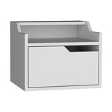 Busan Modern Floating Nightstand , End Table, Side Table Single-Drawer Design with Sleek Two-Tiered B070137840