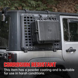 Rear Window Storage Panel,Window Cargo Shelf Compatible with Jeep Wrangler 2007-2018 JK 4 Doors W2801P335511