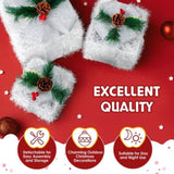 Lighted Gift Boxes Set of 3, Pre-lit Nestable Glitter Present Boxes Ornament with 48 LED Multi-color 91981668