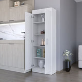 Dawson Pantry Cabinet with Sleek 5-Shelf Storage B128P176124