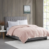Lightweight Down Alternative Blanket with Satin Trim B03598496
