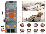 Full Body Massage Mat with Heat, 12 Massage Heads & 9 Vibration Modes, Detachable Shiatsu Neck & 46312789