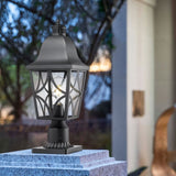 Outdoor Post Lights Lamp Post Light Fixture, Waterproof Aluminum Housing with Glass, Fence Post Deck W2714P218506