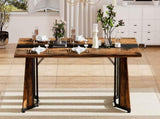 70.9"Rectangular Large Dining Table, Waterproof Large Desk for 8 People, Deluxe Family Dining Table W1162P291767