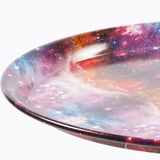 Mermaid Tail End Coffee Table Round Side Table, Modern Metal Pedestal Table, Minimalist Accent Table W2664P232836