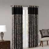 Jacquard Curtain Panel Pair B03598268