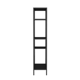 Modern Storage Shelf with 4 Compartments & Metal Legs, Freestanding Organizer,Book Display 75377514