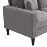 57 " High Resilience Loveseat Sofa, Wooden Frame 2 Seat Sofa, Comfy , Small Space Saving Modern W2297P264496
