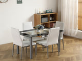 110cm Dining Table Tempered Glass Dining Table 62743713