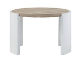 Zoma Oak & White High Gloss Finish End Table B2726P265750