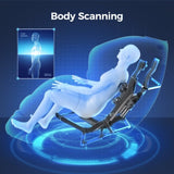 ZNTS BOSSCARE 3D Zero Gravity Massage Chair,Full Body Shiatsu Recliner with APP Black W730P162463