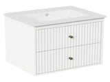 24'' Bathroom with Sink Set, Floating Bathroom Storage Cabinet with Doors and Drawers, Modern 40241163