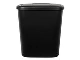 13.3 Gallon Trash Can, Plastic Touch Top Kitchen Trash Can, Black 32120304