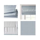 Basketweave Room Darkening Cordless Roman Shade B03598287