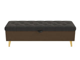 Modern Storage Ottoman Bench Upholstered Bedroom Bench Entryway Storage Ottoman Tufted Ottoman Bench N719P305620E