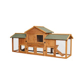 79.5" Extra Large Bunny Cage with 2 Runs House Small Animal Habitats for Guinea Pigs Hamster W21953995