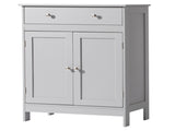 Gray particleboard with melamine veneer, 60*30*80cm, double doors, single drawer, bathroom vanity 21850169