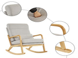 100*65*101cm High Back Belt Waist Pillow Log Color Solid Wood Armrest Backrest Seat Frame Iron Frame 61834508