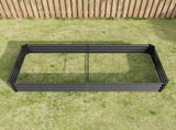 Raised Garden Bed Kit - Metal Raised Bed Garden7.6x3.7x0.98ft for Flower Planters, Vegetables Herb 97729335