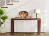 46 inch Pinewood Table, Console Table Entrance Table, Narrow Sofa Table for Living Room 02179294