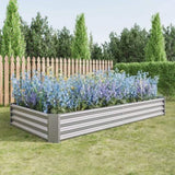 Raised Garden Bed Kit - Metal Raised Bed Garden 7.6x3.7x0.98ft for Flower Planters, Vegetables Herb 30888205