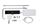 Triple function shower system Shower systems including rainfall showerheads and handheld showers W2071P227920