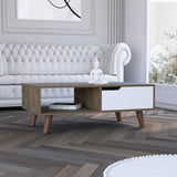Oslo Coffee Table 2.0, One Drawer, Four Legs B070P188811
