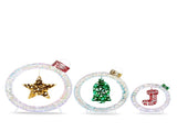 Set of 3 Lighted Iridescent Cut-out Light Bulb Christmas Decorations, Pre-lit Holiday Decor with 295 76777276