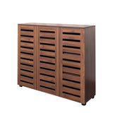 Shoe Cabinet, 5-Tier Shoe Storage Cabinet with Adjustable Shelves, Wooden Shoe Rack Organizer with W331P242462