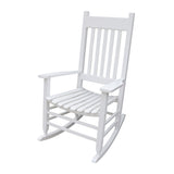 wooden porch rocker chair WHITE W49520603