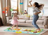 Kids Piano Play Mat with Animal Sounds - 10 Music Keys, Foldable for Outdoor Use, Soft & Easy to 42199528