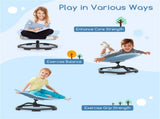 Kids Sensory Swivel Chair 360&deg Spin, 220lbs Capacity, Elephant Design, PP/Metal, Anti-Slip Pads 58299811