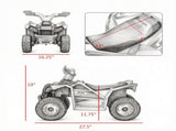 Red 6V Electric Toy Car Forward Backward with Wear-Resistant Wheels for 18-36 Months Old 20677653