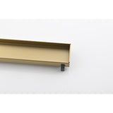24 Inches Linear Shower Drain, Included Hair Strainer and Leveling Feet W2287P151470
