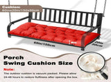 Outdoor Bench Cushion, 60 20 4 Inch, Tufted Waterproof Swing Cushion with Ties, for Patio Bench 37341934