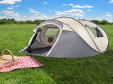 Camping Tent, 4 Person Pop Up,Easy Setup For Camping/Hiking/Fishing/Beach/Outdoor,Etc 50639087