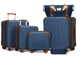 Luggage Sets 6 Piece with Duffel Bags, Hardside Expandable Suitcases with Spinner Wheels TSA Lock, W3412P390472