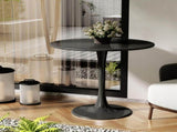 Modern Round Dining Table, 31.5'' Kitchen Dining Room Furniture, Coffee Table, Leisure Table, W2641P238037